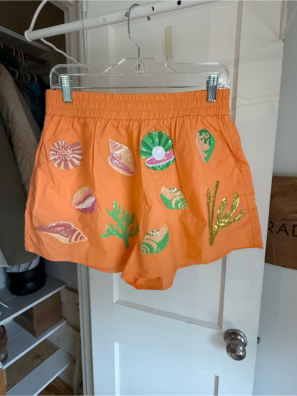 Queen of Sparkles Seashell Shorts